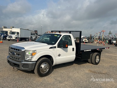 2015 Ford F-350 XL 4x2 Flatbed Dump Truck
