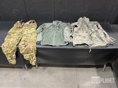 (8) Pairs of Trousers, (42) Jackets, (3) Parkas & Assorted Items