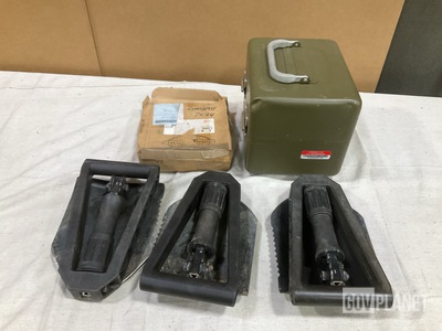 (24) Entrenching Tools, (4) Tapered Cones, (3) Testers & Assorted Items