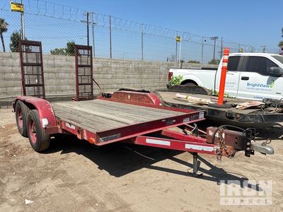 1984 Cal Trailer 12 ft T/A Utility Trailer