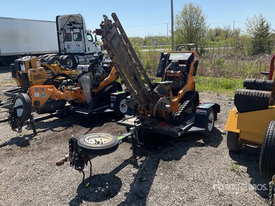 Barreto E2348RTKH-6MS Walk Behind Trencher w/ Barreto Trailer
