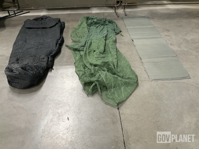 (58) Insect Net Protectors, (17) Sleeping Bags & Assorted Items