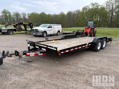 2023 (unverified) Orange Line TH10-20BK4CR 19 ft T/A Equipment Trailer