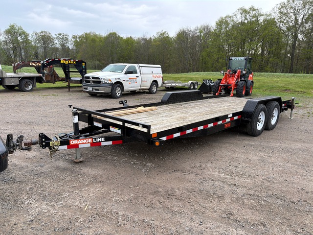 2023 (unverified) Orange Line TH10-20BK4CR 19 ft T/A Equipment Trailer