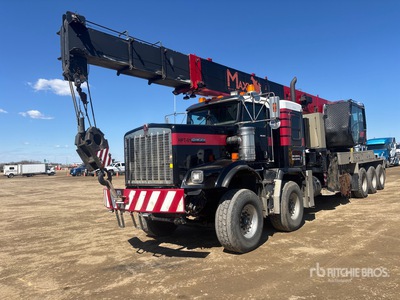 National NBT45TM 45 ton Straight Boom on 2013 Kenworth C500 10x6 Twin-Steer Sleeper Camión Grúa