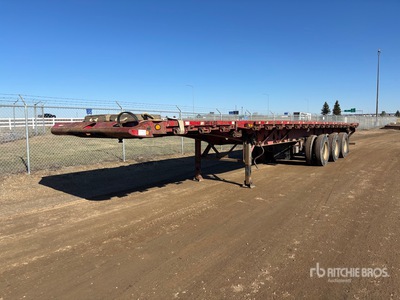 2012 Manac 46 ft Tri/A Flatbed Trailer