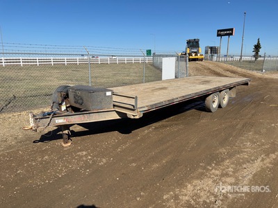 2012 Double A HB148 24 ft T/A Oplegger