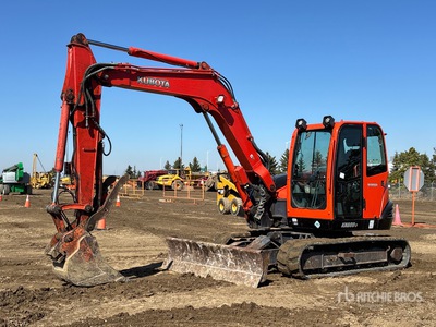 2012 Kubota KX080-3 Mini Excavadora