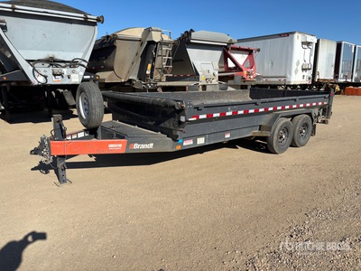 2018 Brandt UBD816 15 ft T/A Remolque Ligero de Volteo