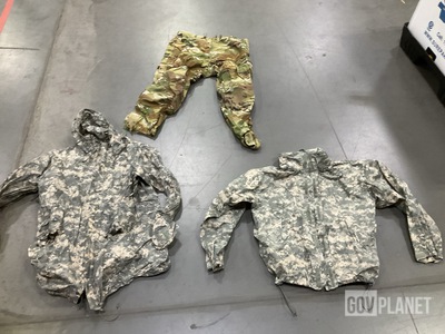 (18) Wet Weather Jackets, (10) Wet Weather Parkas & Assorted Items