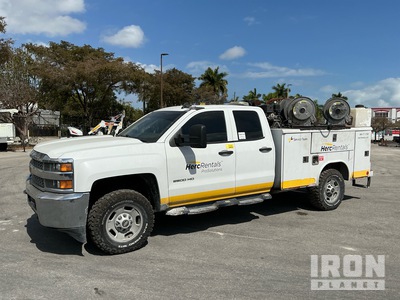 2019 Chevrolet Silverado 2500HD 4x4 Extended Cab Service Truck