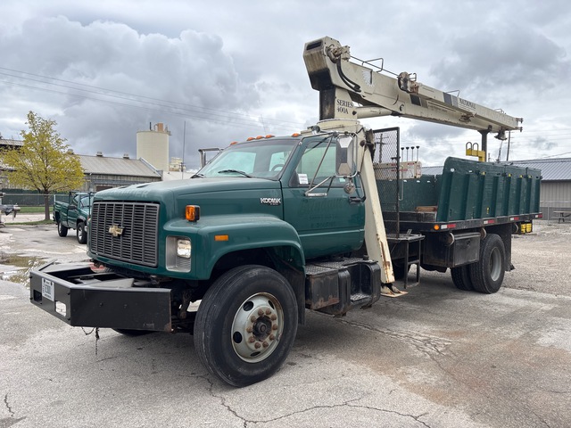 1996 National 400A 10 ton Straight Boom on 1996 GMC Topkick 4x2 Boom Truck 1996 National 400A 10 ton Straight Boom on 1996 GMC Topkick 4x2 Boom Truck