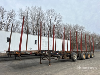 2006 Trailex 48 ft Quad/A Pole Log Trailer