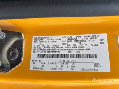 2020 Ford F-150 4x2 Pickup