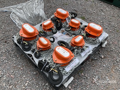 Quantity of (8) 2026 CBKSET Lote de Poleas de Cadena (Sin Usar) / Chain Block (Unused)