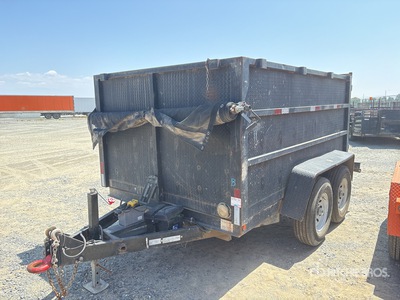2018 Sky DT810426 10 ft T/A Remolque Bañera Ligero