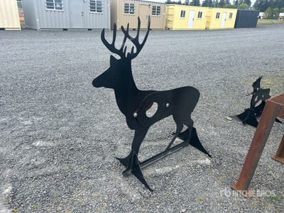 Kit Containers AR500ATDEER 3/8 in AR500 Steel Deer Shooting Target (Unused)