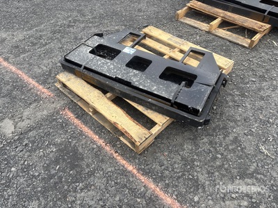 Kit Containers QT-45-FF-42 45 in. Skid Steer Fork Frame V2 W/42 in. Skid Steer Forks (Unused)