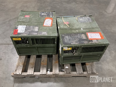 (2) Environmental Systems S-8450-9KC-1H Air Conditioners