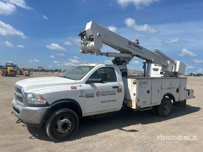 2012 Terex 37 ft on 2017 Ram 5500 4x4 Bucket Truck