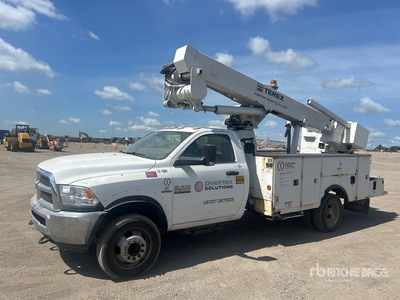 2012 Terex 37 ft on 2017 Ram 5500 4x4 Bucket Truck