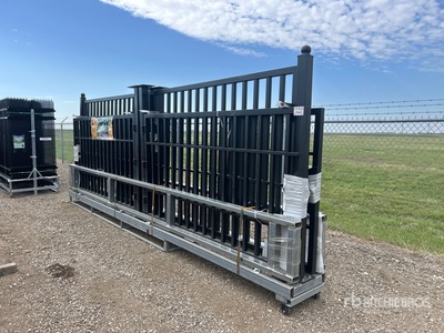 Quantity of (3) 2026 Suihe NFG-20FC-3 20 ft Farm Metal Driveway Gate (Unused)