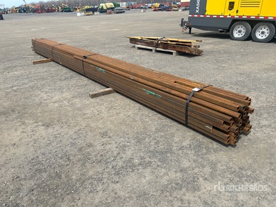 Quantity of 2 in OD 24 ft Steel tubing