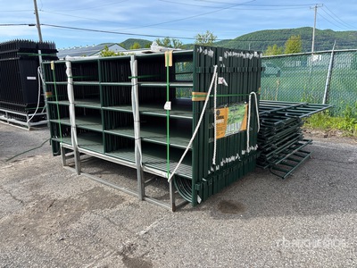 Quantity of (56) 2026 Suihe NP10-54-2 9 ft 4 in Powder Coated Livestock Panel (Unused)