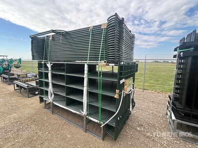 Quantity of (56) 2026 Suihe NP10-54-2 10 ft Powder Coated Livestock Panel (Unused)