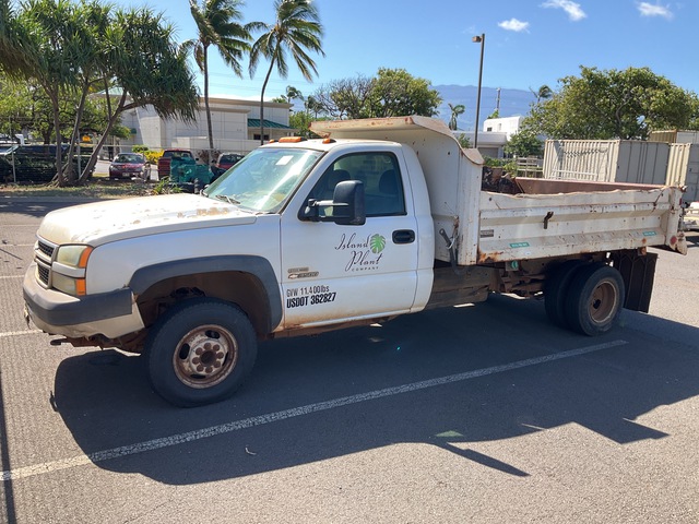 2007 Chevrolet Silverado 3500 4x2 Flatbed Dump Truck 2007 Chevrolet Silverado 3500 4x2 Flatbed Dump Truck