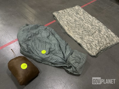 (46) Assorted Sleeping Bags & (23) Wet Weather Poncho Liners