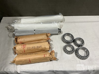 (6) Strainer Elements, (16) Filter Elements, (20) Rollers & Assorted Items