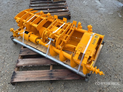Quantity of (8) 2026 GIYI VCA-8 Mini Excavator Attachments - Fits Cat 301 (Unused)