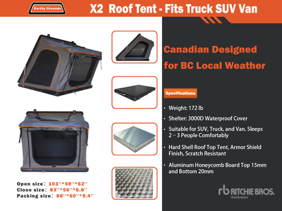 EarthGround 2X Roof Top Tent