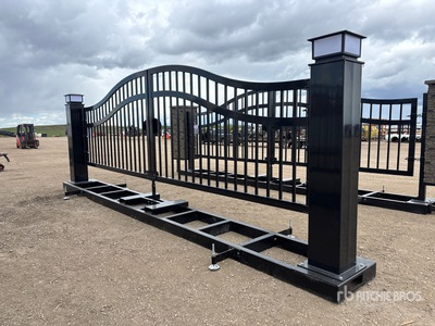 Bulldog Industries 23 ft Steel Entrance - Driveway Gate (Unused)