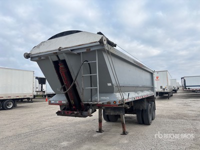 1997 Galbreath 22 ft T/A Quarter Frame End Dump Trailer