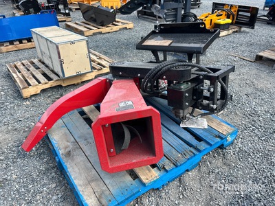 2026 GIYI GY-MWC53 10 in Mini Skid Steer Wood Chipper (Unused)