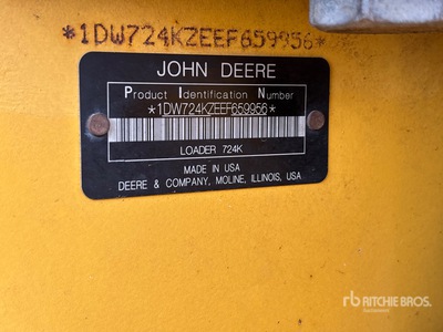 2014 John Deere 724K Pala cargadora
