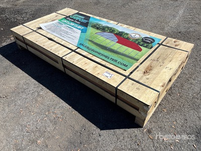 2026 Suihe M122009P 12 ft x 20 ft Light Steel Carport (Unused)