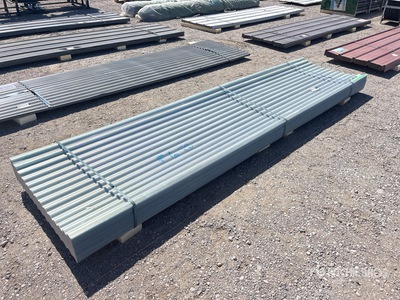 Quantity of (100) 12 ft x 3 ft Polycarbonate Clear Roof Panel (Unused)