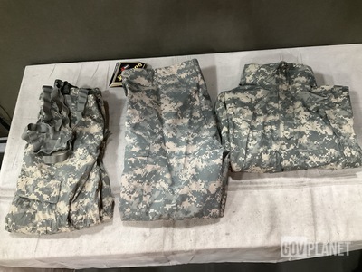 (7) Pairs of Cold Weather Trousers, (14) Wet Weather Jackets & Assorted Items