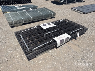 Quantity of (50) 36 in x 72 in Steel Wire Mesh (Unused)
