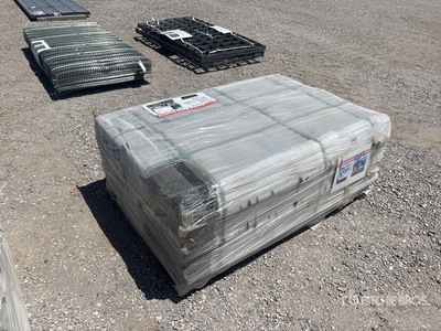 Quantity of (300) 52.8 in x 16.5 in Stone Coated Waterproof & Fire Proof Metal Roofing (Unused)