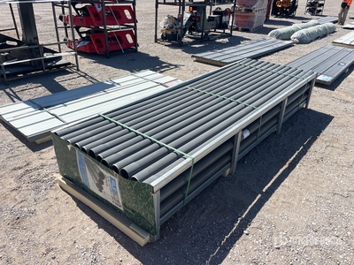 Quantity of (58) 3 in x 9 Ft 10 in Grey UPVC Rigid Non Metallic Conduit (Unused)