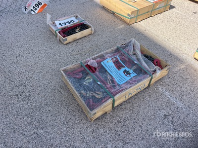 Ratchet Load Binder & 20 ft Chain Set w/G80 hooks