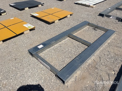 6.56 ft x 3 ft Forklift Pallet Metal (Unused)