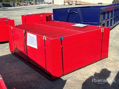 Quantity of (30) Canex 8 ft x 6 ft Powder Coated サイト フェンス (Unused)