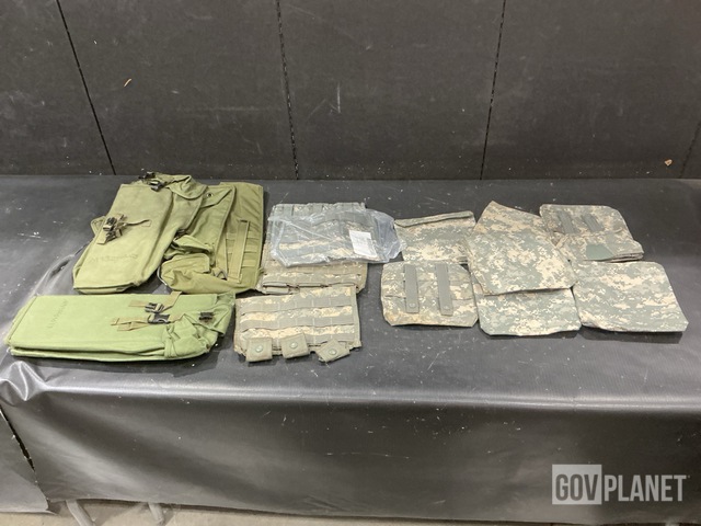 (20) Radio Set Carriers, (134) M4 Three Mag Pouches & Assorted Items