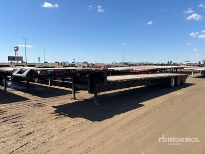 2003 Manac 50 ft Tri/A 50 ft Extendable Step Deck Trailer