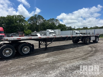 2014 Utility 40000 lb 48 ft T/A Spread Axle Flatbed Trailer
